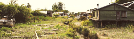 Settler domiciles near the Fraser